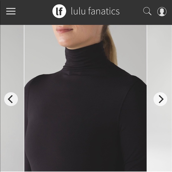 Lululemon Layer Me Turtleneck size 6 black. - Picture 6 of 7